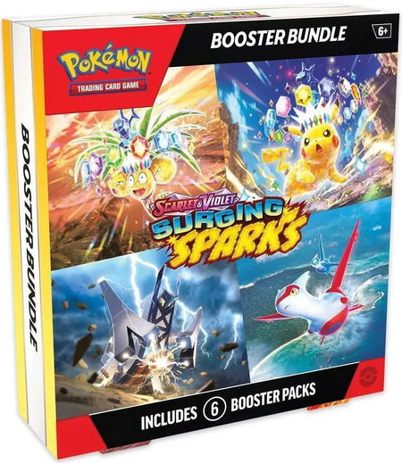 Surging Sparks Booster Bundle (Retail) - SV08: Surging Sparks Pokémon trading card