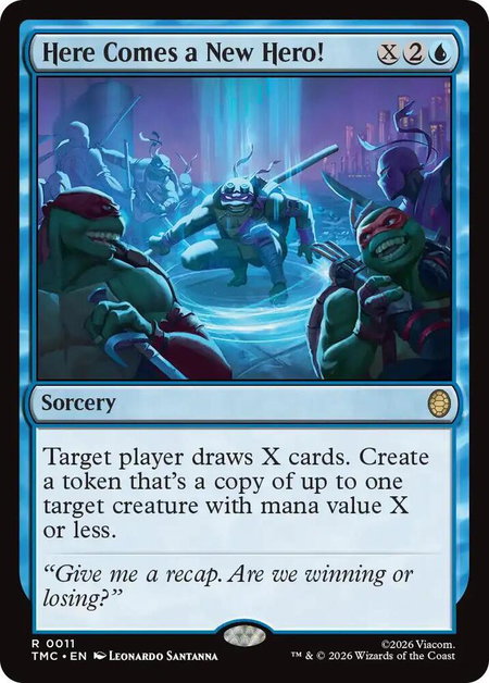 Here Comes a New Hero! - Commander: Teenage Mutant Ninja Turtles Magic: The Gathering trading card