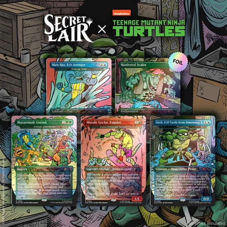 Secret Lair Drop: Secret Lair x Teenage Mutant Ninja Turtles: The Mighty Mutanimals - Traditional Foil Edition - Secret Lair Drop Series Magic: The Gathering trading card