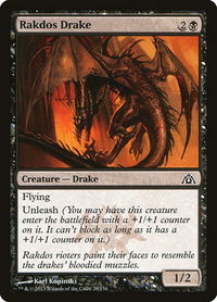 Rakdos Drake - Dragon's Maze (DGM) #28 - Common Magic: The Gathering Trading Card