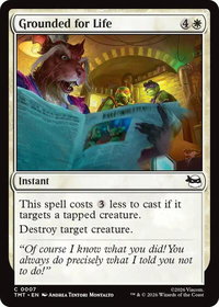 Grounded for Life - Teenage Mutant Ninja Turtles (TMT) #7 - Common Magic: The Gathering Trading Card