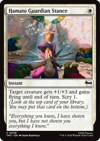 Hamato Guardian Stance - Teenage Mutant Ninja Turtles (TMT) #8 - Common Magic: The Gathering Trading Card