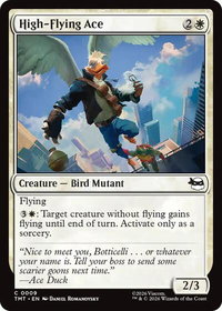 High-Flying Ace - Teenage Mutant Ninja Turtles (TMT) #9 - Common Magic: The Gathering Trading Card