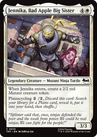 Jennika, Bad Apple Big Sister - Teenage Mutant Ninja Turtles (TMT) #10 - Common Magic: The Gathering Trading Card