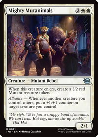 Mighty Mutanimals - Teenage Mutant Ninja Turtles (TMT) #21 - Uncommon Magic: The Gathering Trading Card