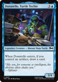 Donatello, Turtle Techie - Teenage Mutant Ninja Turtles (TMT) #37 - Common Magic: The Gathering Trading Card