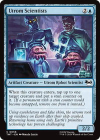 Utrom Scientists - Teenage Mutant Ninja Turtles (TMT) #56 - Common Magic: The Gathering Trading Card