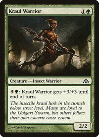 Kraul Warrior - Dragon's Maze (DGM) #42 - Common Magic: The Gathering Trading Card