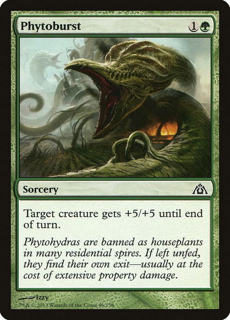 Phytoburst - Dragon's Maze Magic: The Gathering trading card