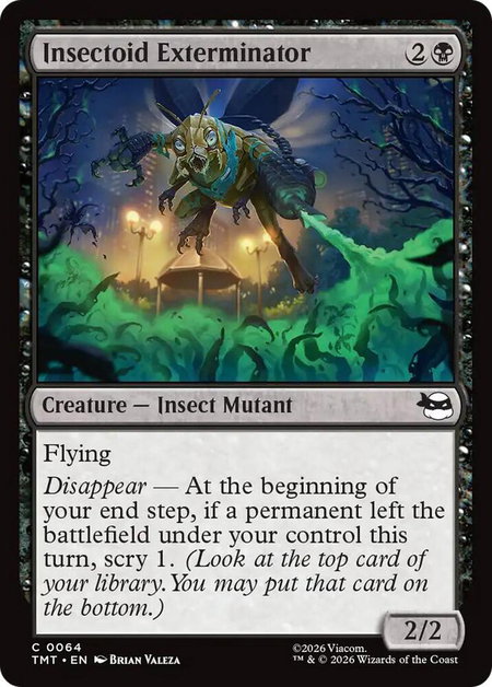 Insectoid Exterminator - Teenage Mutant Ninja Turtles Magic: The Gathering trading card