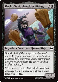Oroku Saki, Shredder Rising - Teenage Mutant Ninja Turtles (TMT) #68 - Common Magic: The Gathering Trading Card
