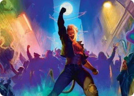 Sally Pride, Lioness Leader Art Card - Art Series: Teenage Mutant Ninja Turtles Magic: The Gathering trading card