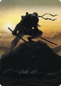 Leonardo, Sewer Samurai Art Card (20/54) - Art Series: Teenage Mutant Ninja Turtles (ASTMT) #20 - Special Magic: The Gathering Trading Card