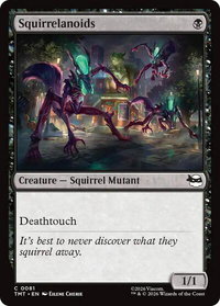 Squirrelanoids - Teenage Mutant Ninja Turtles (TMT) #81 - Common Magic: The Gathering Trading Card