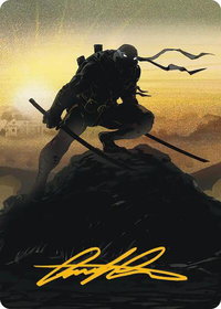 Leonardo, Sewer Samurai Art Card (20/54) (Gold-Stamped Signature) - Art Series: Teenage Mutant Ninja Turtles (ASTMT) #20 - Special Magic: The Gathering Trading Card