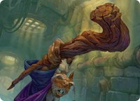 Wooden Cane Art Card - Art Series: Teenage Mutant Ninja Turtles (ASTMT) #46 - Special Magic: The Gathering Trading Card