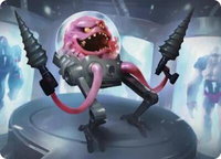 Krang, Master Mind Art Card (4/54) - Art Series: Teenage Mutant Ninja Turtles (ASTMT) #4 - Special Magic: The Gathering Trading Card