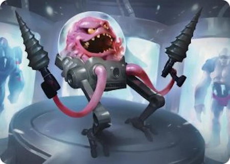 Krang, Master Mind Art Card (4/54) - Art Series: Teenage Mutant Ninja Turtles Magic: The Gathering trading card