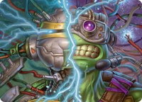 Mind Transfer Protocol Art Card - Art Series: Teenage Mutant Ninja Turtles (ASTMT) #5 - Special Magic: The Gathering Trading Card