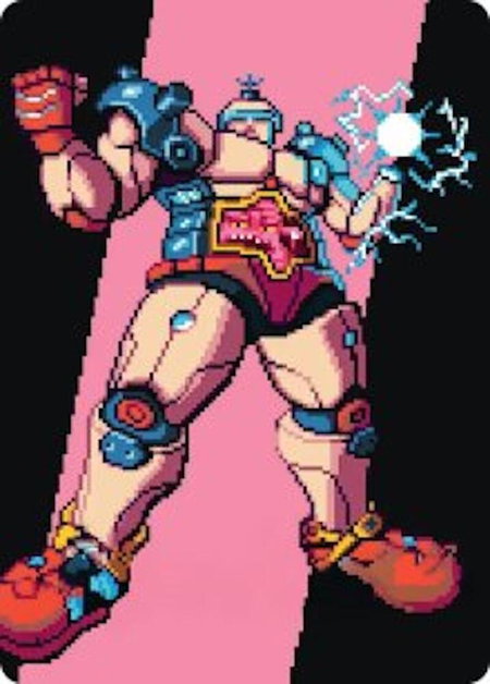 Krang, the All-Powerful Art Card - Art Series: Teenage Mutant Ninja Turtles Magic: The Gathering trading card