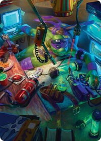 Donatello, the Brains Art Card - Art Series: Teenage Mutant Ninja Turtles (ASTMT) #40 - Special Magic: The Gathering Trading Card