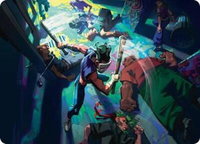 Pain 101 Art Card - Art Series: Teenage Mutant Ninja Turtles (ASTMT) #6 - Special Magic: The Gathering Trading Card