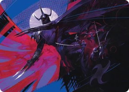 Shredder's Technique Art Card - Art Series: Teenage Mutant Ninja Turtles Magic: The Gathering trading card