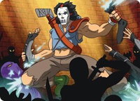Casey Jones, Vigilante Art Card - Art Series: Teenage Mutant Ninja Turtles (ASTMT) #28 - Special Magic: The Gathering Trading Card