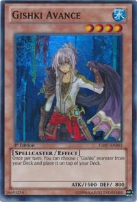 Gishki Avance trading card from Hidden Arsenal 7: Knight of Stars Gishki Avance - Hidden Arsenal 7: Knight of Stars YuGiOh trading card