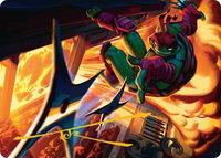 Storm of Steel Art Card (Gold-Stamped Signature) - Art Series: Teenage Mutant Ninja Turtles (ASTMT) #48 - Special Magic: The Gathering Trading Card