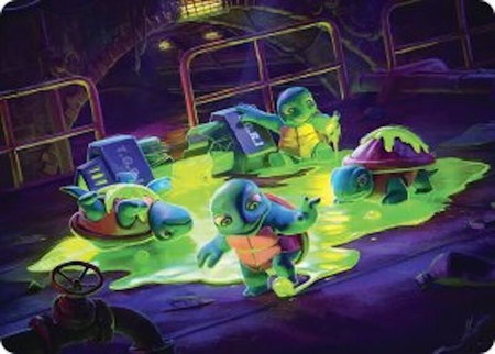 The Ooze Art Card - Art Series: Teenage Mutant Ninja Turtles Magic: The Gathering trading card