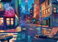 Plains Art Card - Art Series: Teenage Mutant Ninja Turtles (ASTMT) #36 - Special Magic: The Gathering Trading Card