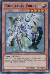 Constellar Virgo - Hidden Arsenal 7: Knight of Stars (HA07) #HA07-EN010 - Super Rare YuGiOh Trading Card