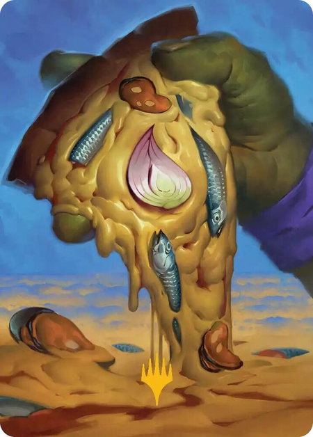 Island Art Card (38/54) (Gold-Stamped) - Art Series: Teenage Mutant Ninja Turtles Magic: The Gathering trading card