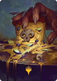 Swamp Art Card (Gold-Stamped) - Art Series: Teenage Mutant Ninja Turtles (ASTMT) #39 - Special Magic: The Gathering Trading Card