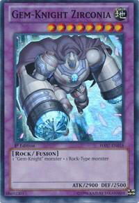 Gem-Knight Zirconia - Hidden Arsenal 7: Knight of Stars (HA07) #HA07-EN018 - Super Rare YuGiOh Trading Card