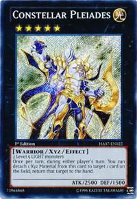 Constellar Pleiades - Hidden Arsenal 7: Knight of Stars (HA07) #HA07-EN022 - Secret Rare YuGiOh Trading Card