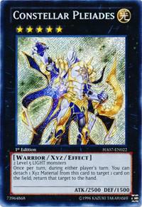 Constellar Pleiades - Hidden Arsenal 7: Knight of Stars YuGiOh trading card