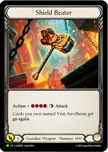 Shield Beater - GEM Pack 4 Flesh and Blood trading card