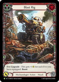 Blast Rig (Red) - GEM Pack 4 (GEM) #GEM120 - Promo Flesh and Blood Trading Card