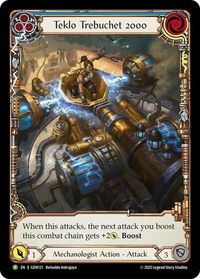 Teklo Trebuchet 2000 - GEM Pack 4 (GEM) #GEM121 - Rare Flesh and Blood Trading Card
