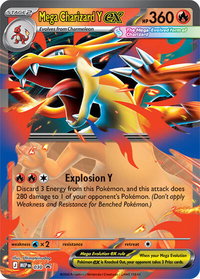 Mega Charizard Y ex - 030 - ME: Mega Evolution Promo (MEP) #030 - Promo Pokémon Trading Card