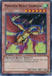 Phoenix Beast Gairuda - Hidden Arsenal 7: Knight of Stars (HA07) #HA07-EN033 - Super Rare YuGiOh Trading Card