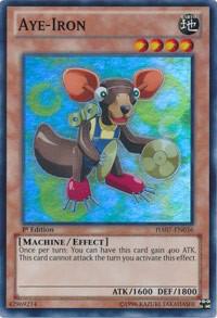 Aye-Iron trading card from Hidden Arsenal 7: Knight of Stars Aye-Iron - Hidden Arsenal 7: Knight of Stars YuGiOh trading card