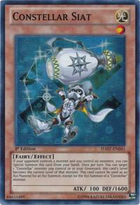 Constellar Siat trading card from Hidden Arsenal 7: Knight of Stars Constellar Siat - Hidden Arsenal 7: Knight of Stars YuGiOh trading card