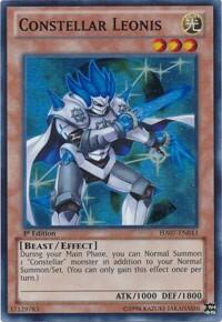 Constellar Leonis - Hidden Arsenal 7: Knight of Stars (HA07) #HA07-EN043 - Super Rare YuGiOh Trading Card