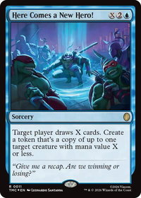 Here Comes a New Hero! (Surge Foil) - Commander: Teenage Mutant Ninja Turtles (TMC) #11 - Rare Magic: The Gathering Trading Card