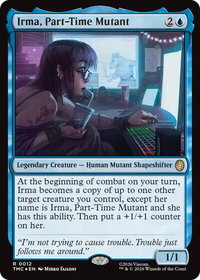 Irma, Part-Time Mutant (Surge Foil) - Commander: Teenage Mutant Ninja Turtles (TMC) #12 - Rare Magic: The Gathering Trading Card