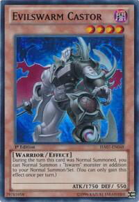 Evilswarm Castor - Hidden Arsenal 7: Knight of Stars (HA07) #HA07-EN048 - Super Rare YuGiOh Trading Card