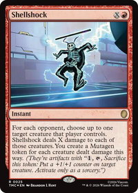 Shellshock (Surge Foil) - Commander: Teenage Mutant Ninja Turtles (TMC) #25 - Rare Magic: The Gathering Trading Card